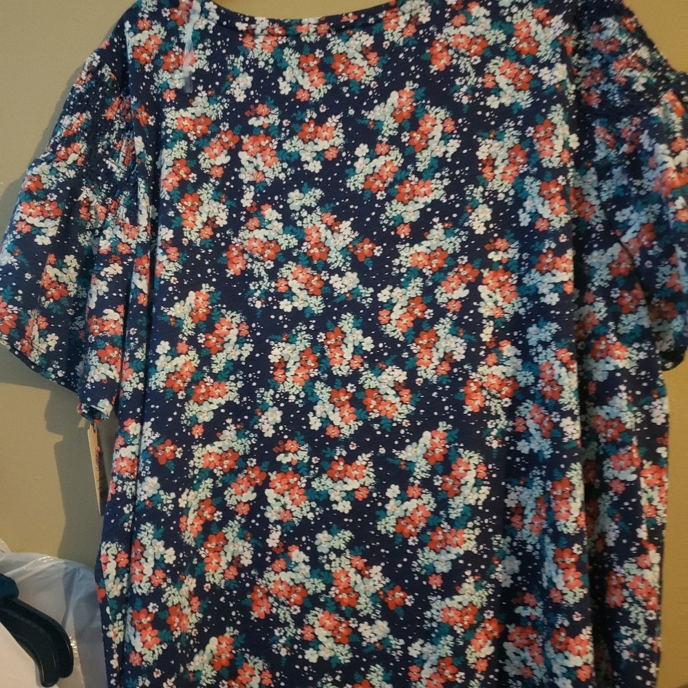 St johns bay floral top new with tags plus size 3x - Picture 5 of 5